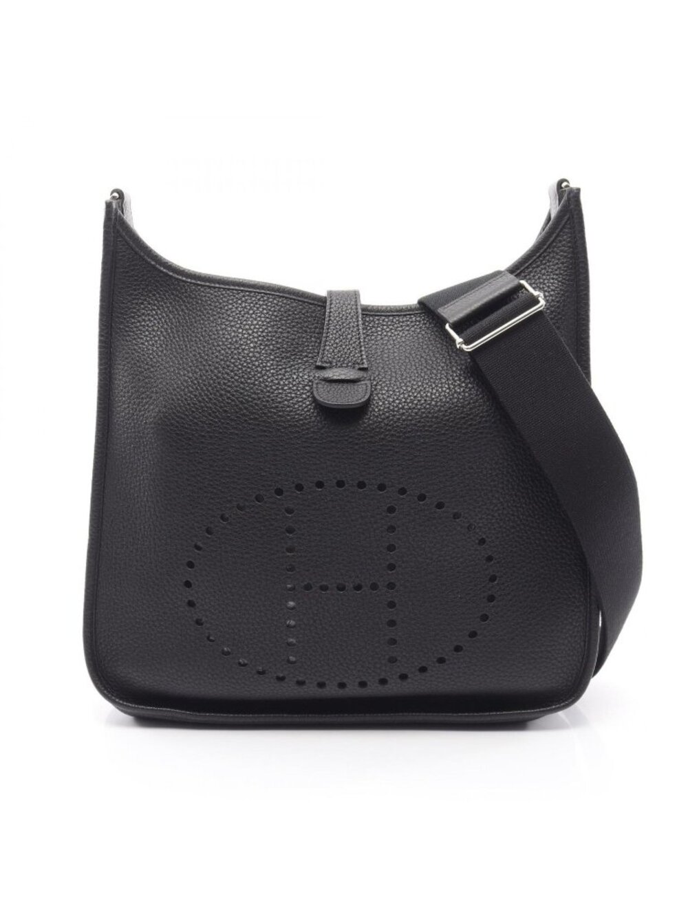 Hermes Shoulder Bag Evelyne 3 Trois GM Black